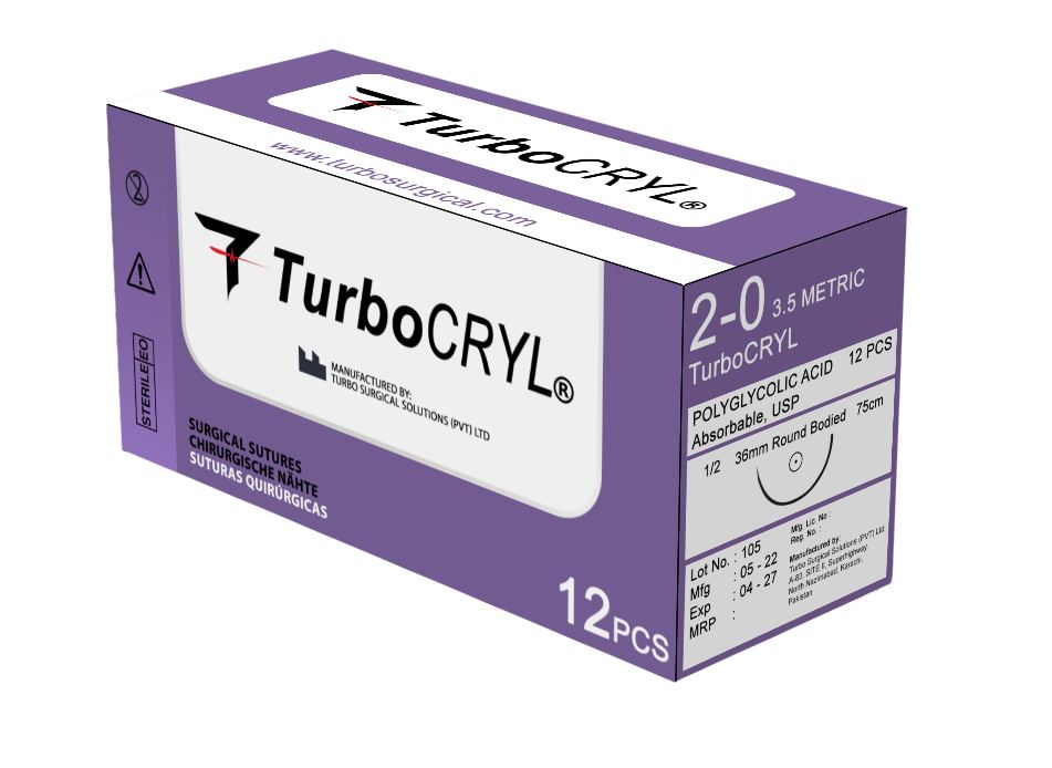 TurboCryl® synthetic absorbable sutures